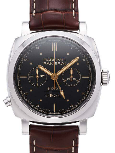 パネライスーパーコピー ラジオミール 1940 クロノ 8デイズ GMT オロ・ビアンコ PAM00503 